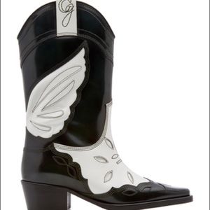 Ganni High Texas Leather Boots